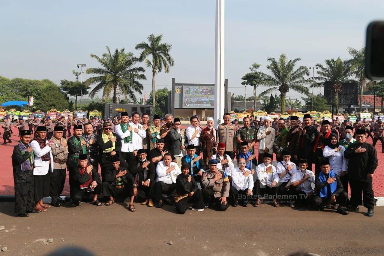 Hadiri Peringatan HUT Bhayangkara ke 76, Ini Harapan Pimpinan DPRD Banten