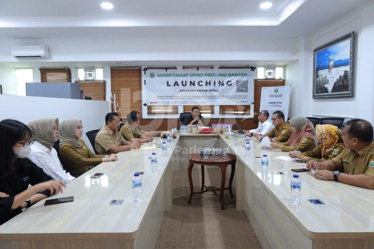 Sekretariat DPRD Provinsi Banten Luncurkan Aplikasi POKIR
