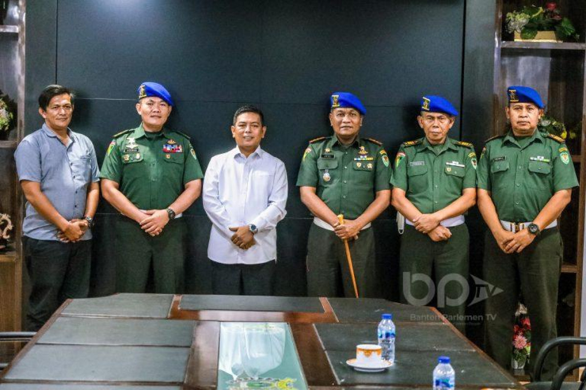 Pererat Komunikasi, DPRD Banten Terima Kunjungan Denpom III/4 Serang