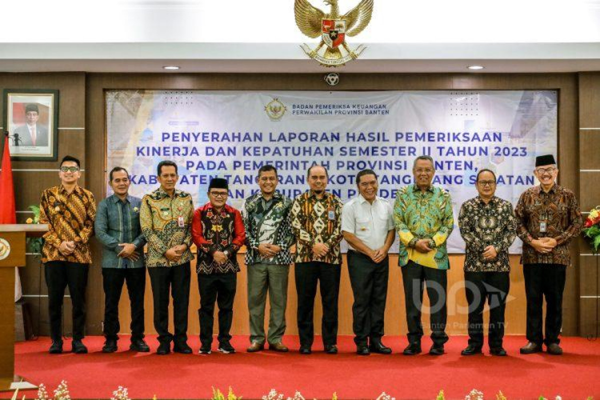 Wakil Ketua DPRD Provinsi Banten Hadiri Penyerahan LHP BPK Banten Semester II