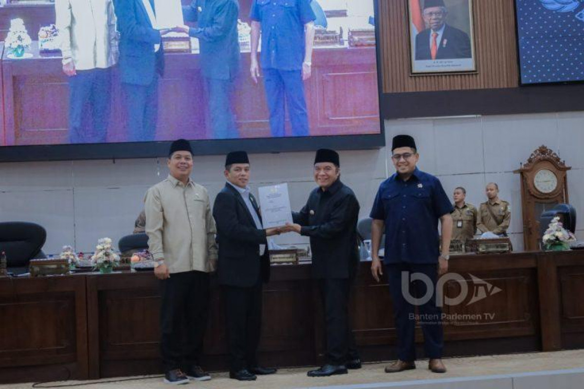 DPRD Banten Gelar Rapat Paripuna Penyampaian Nota Pengantar Gubernur Mengenai RAPERDA Pertanggungjawaban Pelaksanaan APBD TA 2023