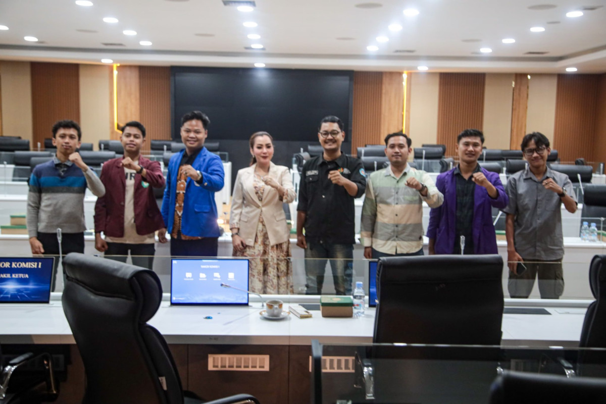 Bangun Kolaborasi Untuk Banten, Anggota Komisi I DPRD Nia Purnamasari Audiensi dengan Aliansi BEM Nusantara