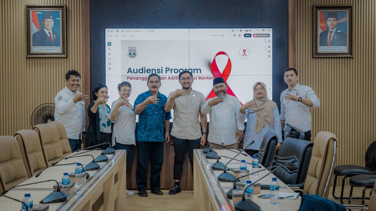 Komisi V DPRD Banten Terima Audiensi Komisi Penanggulangan Aids Provinsi Banten
