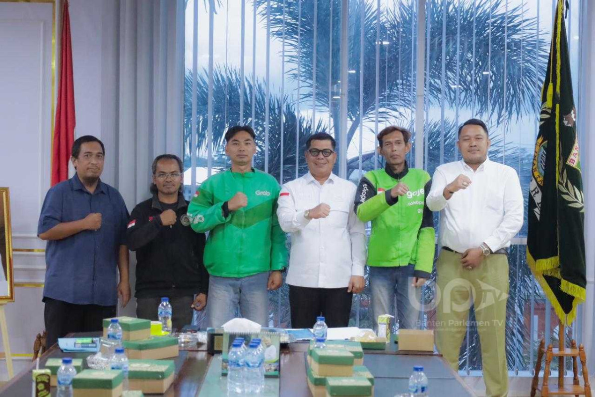 Terima Audiensi Ojol Serang Bersatu, Ketua DPRD Banten Akan Dorong Pembentukan Aplikasi Asli Banten