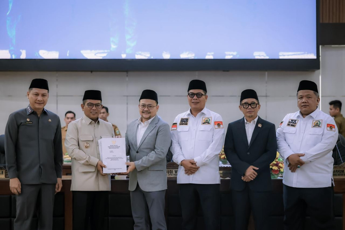 Penyampaian Laporan Hasil Pembahasan DPRD Provinsi Banten terhadap Laporan Hasil Pemeriksaan BPK-RI atas Laporan Keuangan Pemerintah Daerah Provinsi Banten Tahun Anggaran 2025
